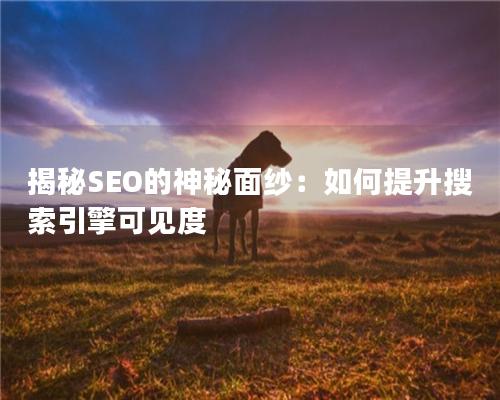 揭秘SEO的神秘面纱：如何提升搜索引擎可见度